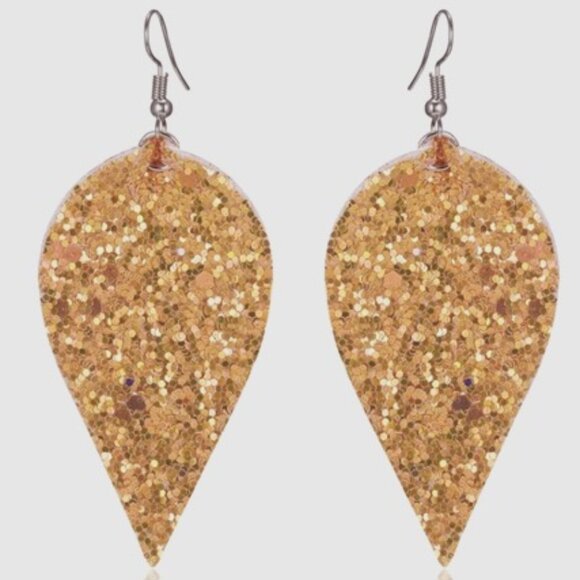 Jewelry - NEW Sparkle Glitter Dangle Earrings - Multiple Colors Available!
